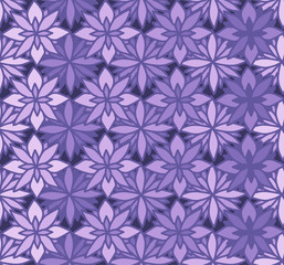 Seamless repeating pattern of flowers