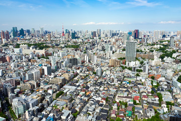 東京の風景
恵比寿から麻布、六本木方面を望む