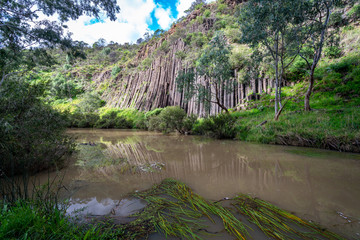 Fototapeta na wymiar Organ Pipes National Park in Victoria, Australia