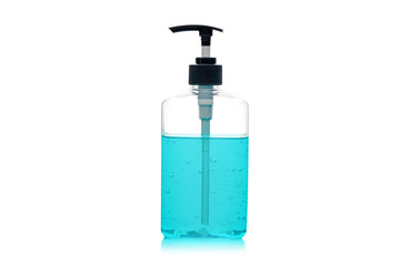 Alcohol sanitizer hand gel for cleaning hand.