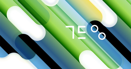 Abstract liquid lines geometric background