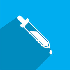 DROPLET ICON VECTOR , PIPETTE ICON