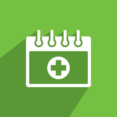DATE OF DOCTOR ICON , REMINDER HEALTH ICON