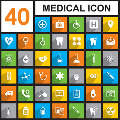MEDICAL SET ICON , SET ICON