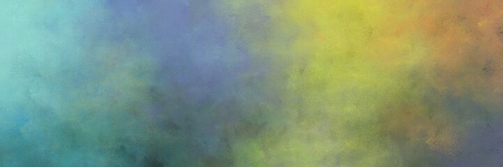 beautiful abstract painting background graphic with gray gray and dark khaki colors and space for text or image. can be used as horizontal header or banner orientation