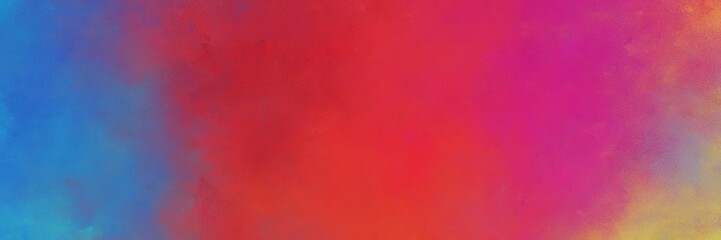 beautiful vintage abstract painted background with moderate red, steel blue and mulberry  colors and space for text or image. can be used as horizontal background graphic