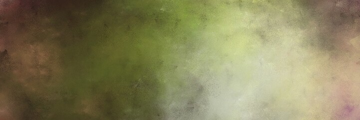 beautiful old color brushed vintage texture with dark olive green, tan and gray gray colors. distressed old textured background with space for text or image. can be used as header or banner