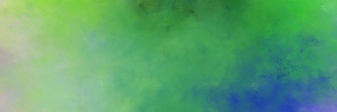 beautiful medium sea green and sea green colored vintage abstract painted background with space for text or image. can be used as horizontal header or banner orientation