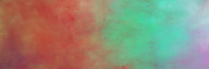 Fototapeta na wymiar beautiful abstract painting background graphic with pastel brown and pastel blue colors and space for text or image. can be used as horizontal background graphic