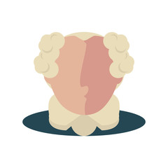 president of the united states of America on white background