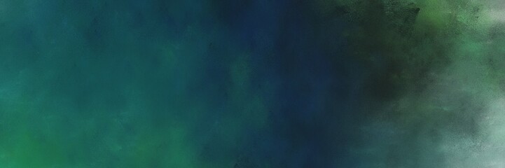 beautiful vintage texture, distressed old textured painted design with dark slate gray and dark sea green colors. background with space for text or image. can be used as header or banner