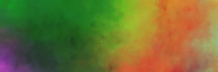 beautiful abstract painting background graphic with dark olive green, bronze and peru colors and space for text or image. can be used as horizontal background texture