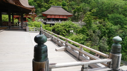 清水寺・誰もいない清水の舞台