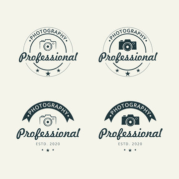 Professional photography logo design template