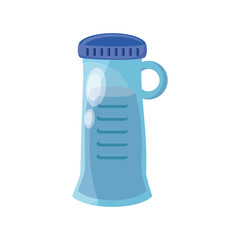 sports water bottle on white background