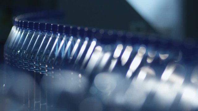conveyor for bottling pure water