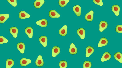 avocado seamless pattern for print,products packaging. texture for eco and healthy food