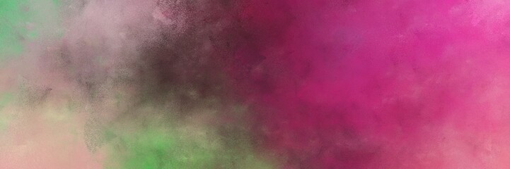 beautiful abstract painting background texture with antique fuchsia and dark moderate pink colors and space for text or image. can be used as horizontal background graphic