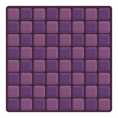 Violet paving icon. Cartoon of violet paving vector icon for web design isolated on white background