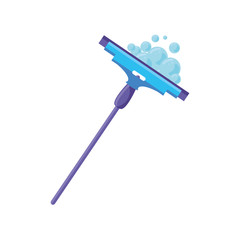 glass cleaner on white background