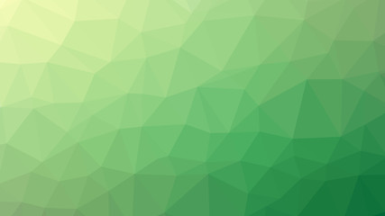 Green polygon pattern. Low poly design
