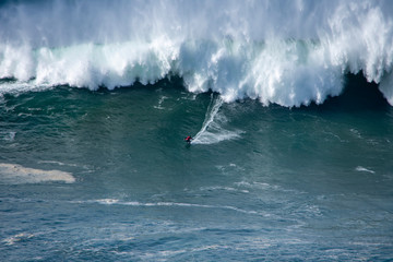 Nazare has one thing which attracts thousands of tourists and just few surfers who are brave and crazy enough to ride the biggest waves on our planet.