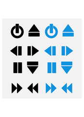 arrow icons set