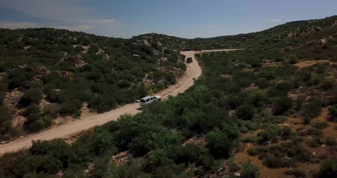 4x4 Off-road Vehicles Rock Crawling and Driving on Trails