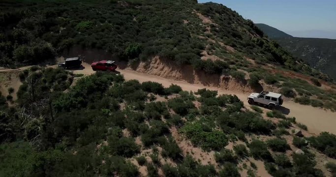 4x4 Off-road Jeeps Rock Crawling and Driving on Trails