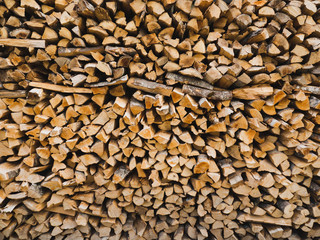 Wood for firewood and heating