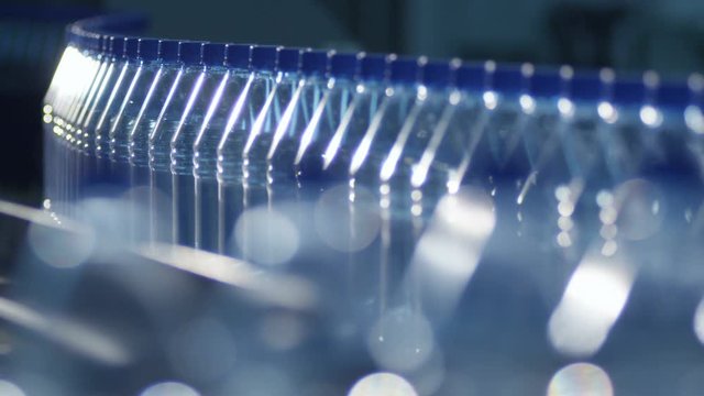 conveyor for bottling pure water