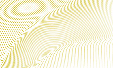 Vector Illustration of the gold pattern of lines abstract background. EPS10.	