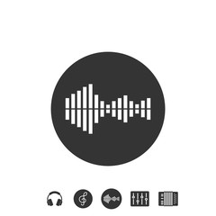 sound frequency icon vector illustration sign