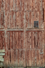 Old barn door.