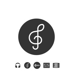 music sign icon vector illustration sign