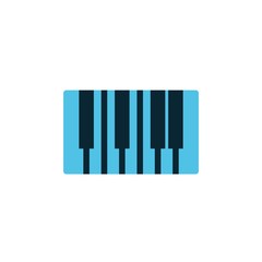 piano icon vector illustration sign