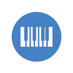 piano icon vector illustration sign