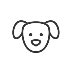 Obraz premium puppy dog icon vector illustration sign