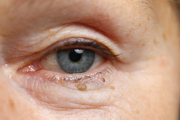 Fototapeta premium Charming lady and facial picture