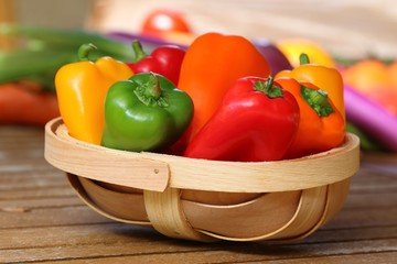 Panier de poivron