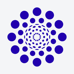 mandala art or round ornamentation. vector