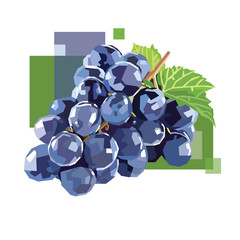Abstract grapes with an attractive background