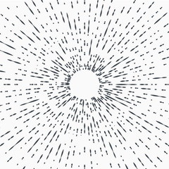 Obraz premium hipster style vintagemonochrome star burst with ray