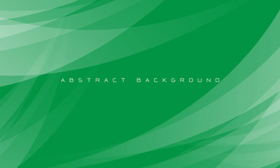 Abstract white curve overlap on green design modern futuristic background vector illustration.