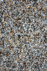 Particles of sand macrophonotorgafi texture