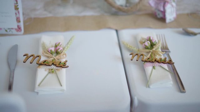 table de mariage