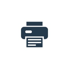 Printer icon. Scanner sign. Laser jet, ink jet printers. Document, image printouts symbol. Office tool and equipment icon for perfect web and mobile design.
