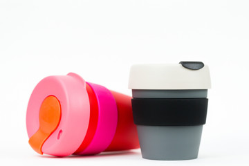 colorful plastic caps