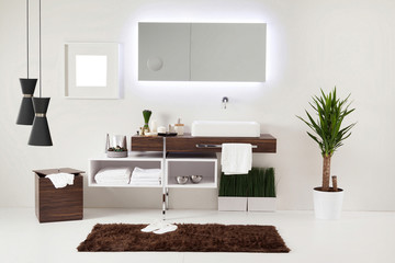modern wood design bath and interior design. for home, hotel office