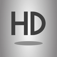 HD simple icon vector. Flat desing